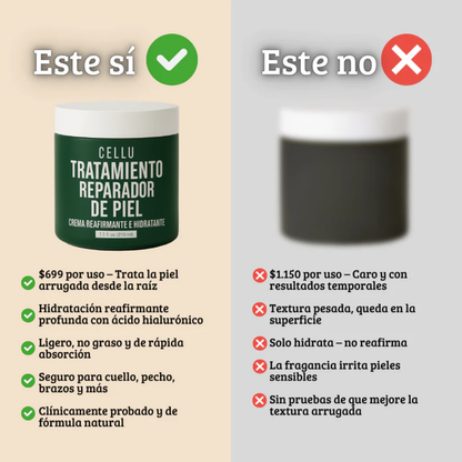 Tratamiento reparador de piel Cellu